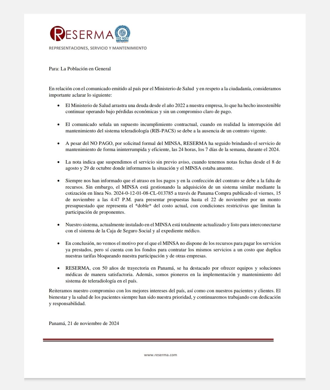 Radiología: el Minsa llama a una licitación de $12.8 millones, pero solo recibirá ofertas hasta hoy