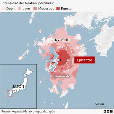Varias personas quedan atrapadas en un centro comercial tras un terremoto de magnitud 7.1 en Japón