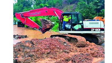 Carretera de Bique está habilitada en 90%