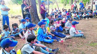 Niños exploradores se reúnen en Boquete