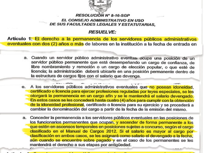 ‘Blindan’ planilla de la Universidad de Panamá