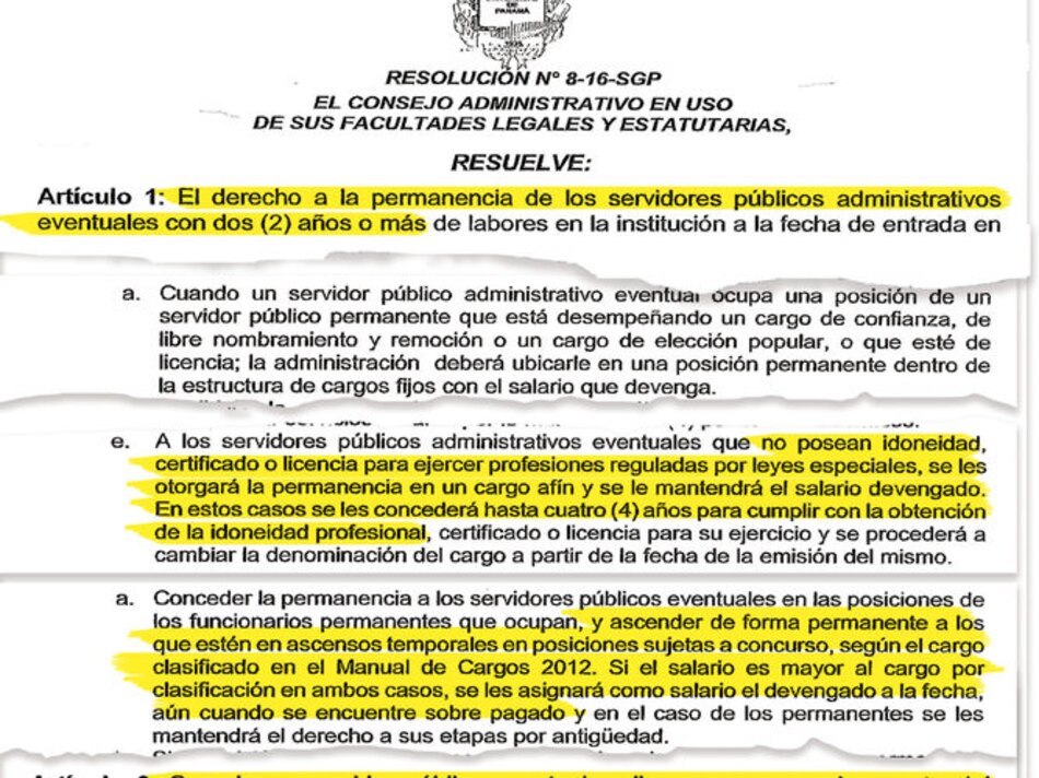 ‘Blindan’ planilla de la Universidad de Panamá