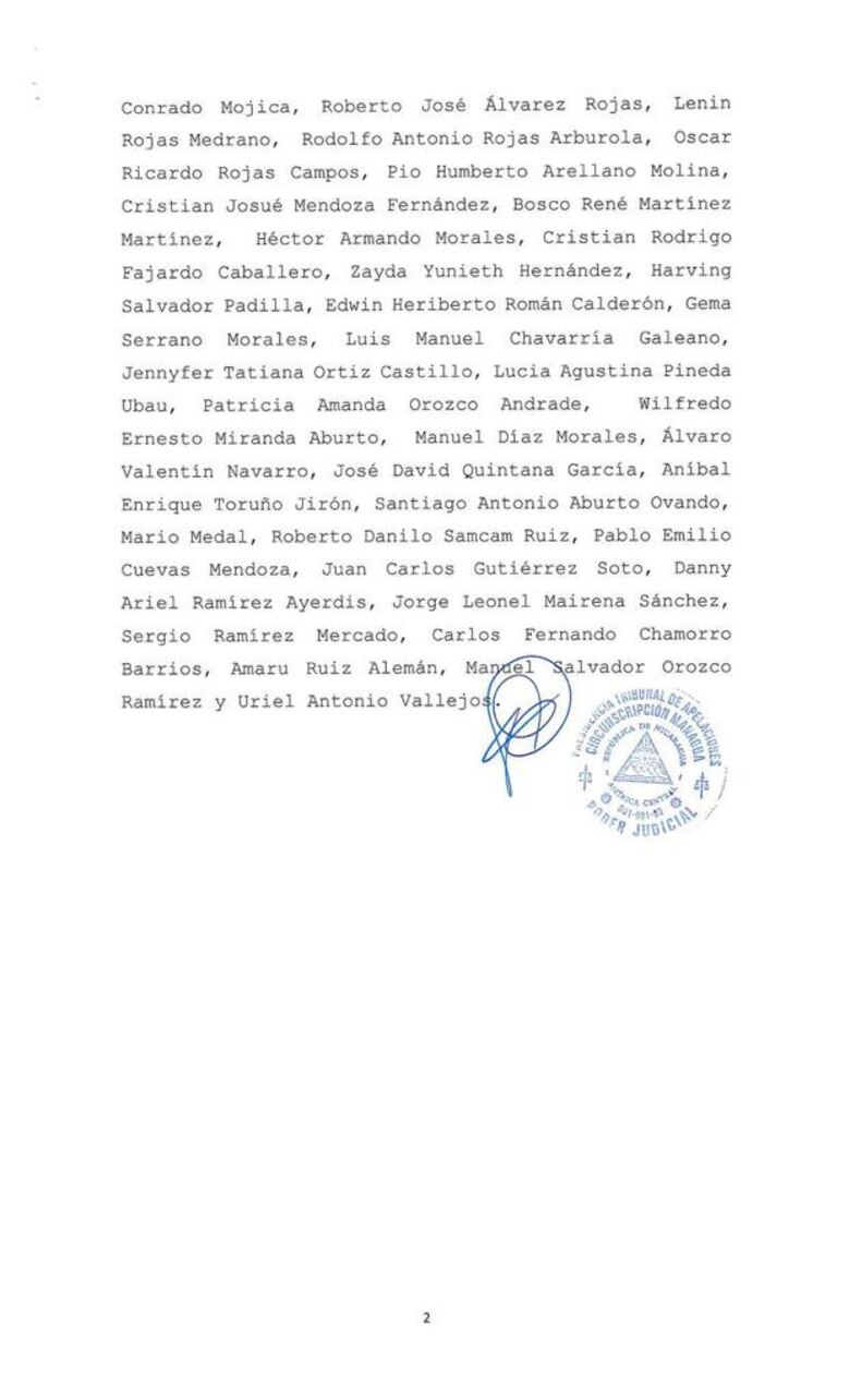 Nicaragua retira la nacionalidad a Sergio Ramírez, Gioconda Belli y a 92 personas más