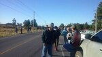 Productores bloquean vía en Cerro Punta; exigen que se cumplan normas
