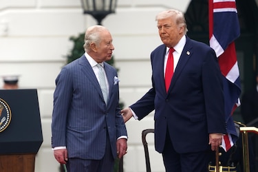 El rey Carlos III y la reina Camila son recibidos por Trump en su primera visita de Estado