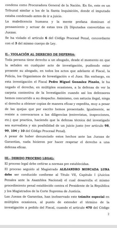 Sidney Sittón renuncia a la defensa de Alejandro Moncada Luna