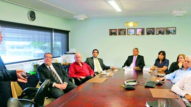 Encuentro con gremios