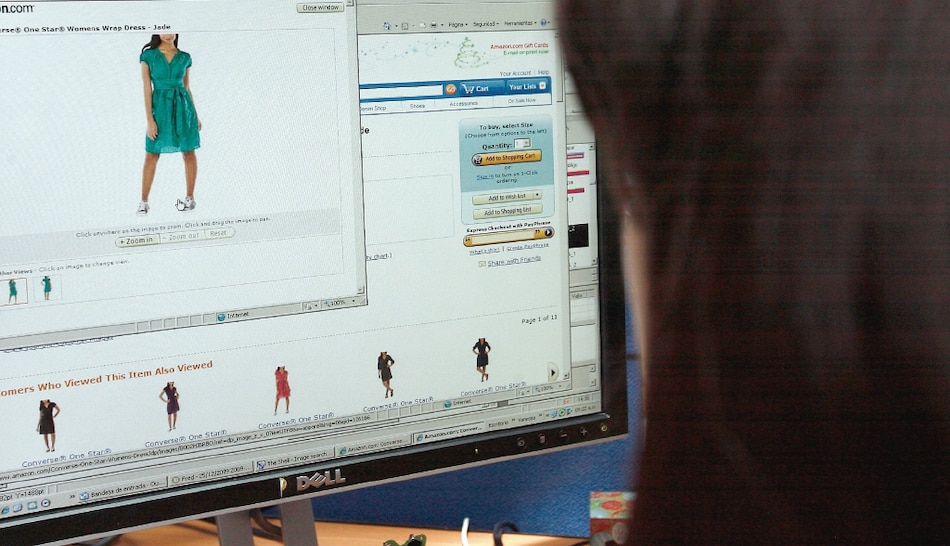 Traspié del comercio en línea