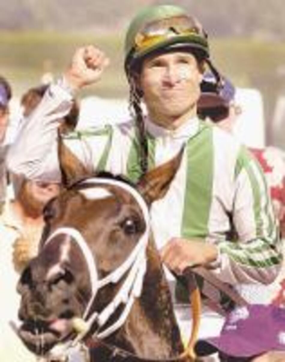 Solís fue segundo en Santa Anita