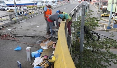 MOP prevé reabrir el puente vehicular de Paraíso la otra semana