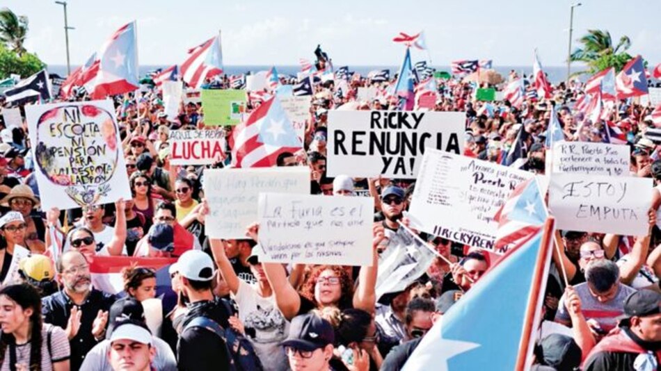 Puertorriqueños seguirán exigiendo la renuncia del gobernador Ricardo Roselló