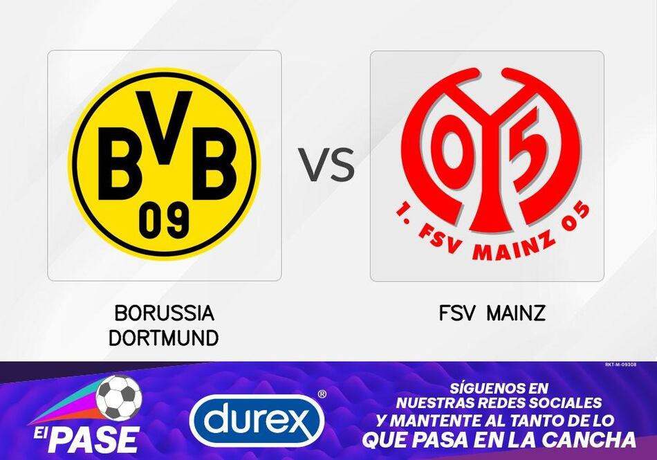 FSV Mainz en búsqueda de la victoria frente a Borussia Dortmund