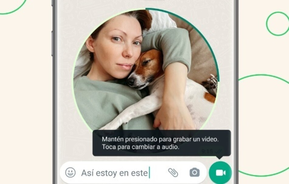 ¿Cómo crear y enviar un videomensaje en WhatsApp?