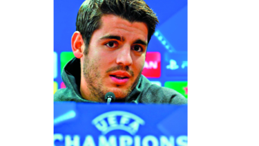 Morata desmiente y y está feliz en Londres