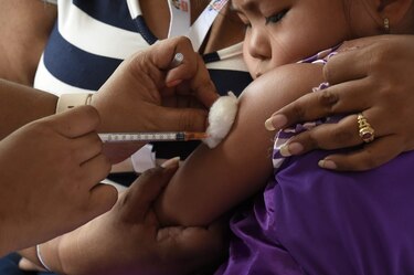 La jornada de vacunación contra el sarampión está rezagada