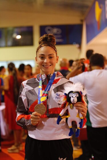Carolena Carstens alcanza la medalla de plata en Barranquilla