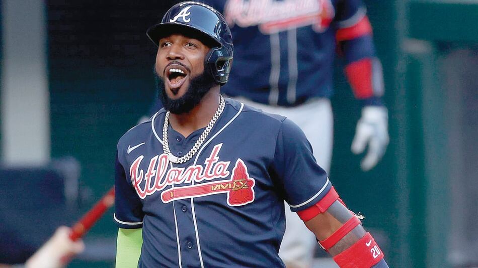 Marcell Ozuna, contento por estar de vuelta con los Bravos