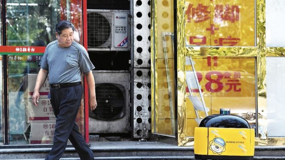 El robot repartidor llega para conquistar las calles de China