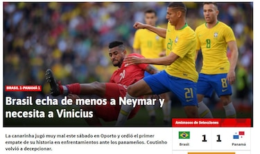 Reacciones: Selección panameña hace lucir mal a la poderosa Brasil