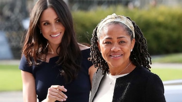 La mamá de Meghan Markle se reúne con la reina Isabel II