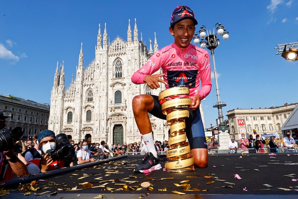 El colombiano Egan Bernal gana el Giro de Italia