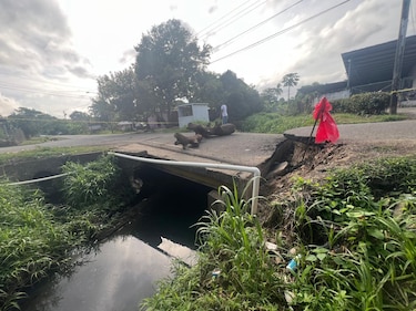 Cierran puente La Primavera en Chepo por daños estructurales graves
