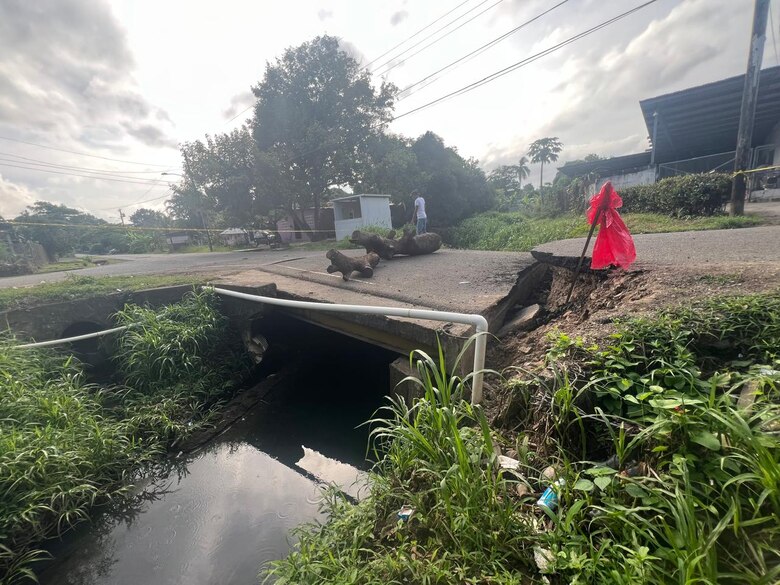 Cierran puente La Primavera en Chepo por daños estructurales graves