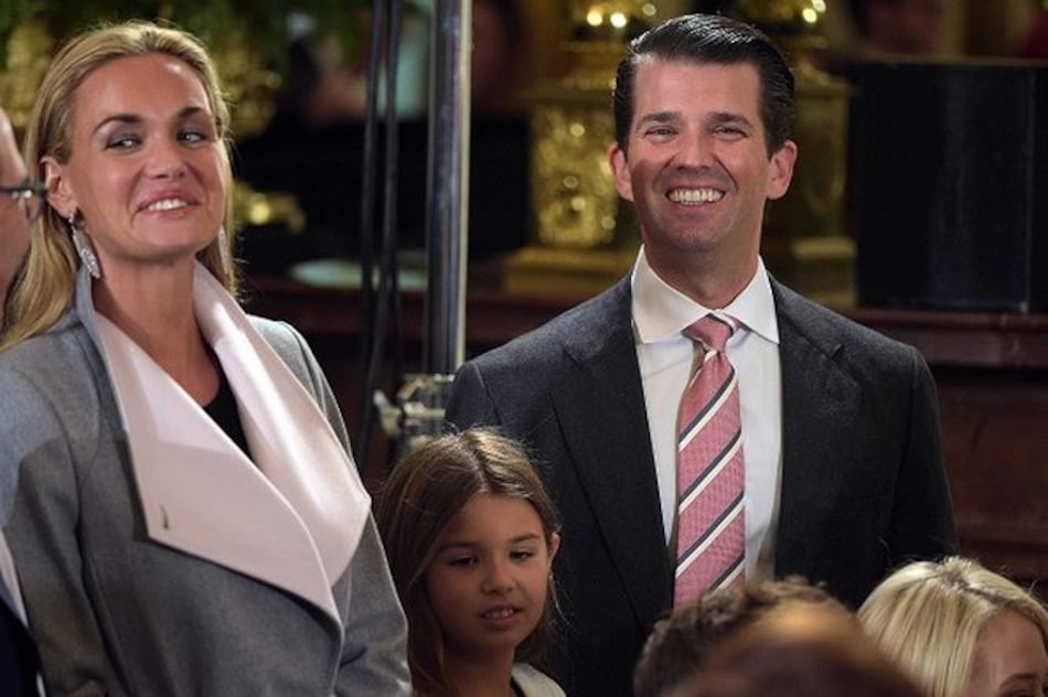 La esposa de Donald Trump Jr. solicita el divorcio