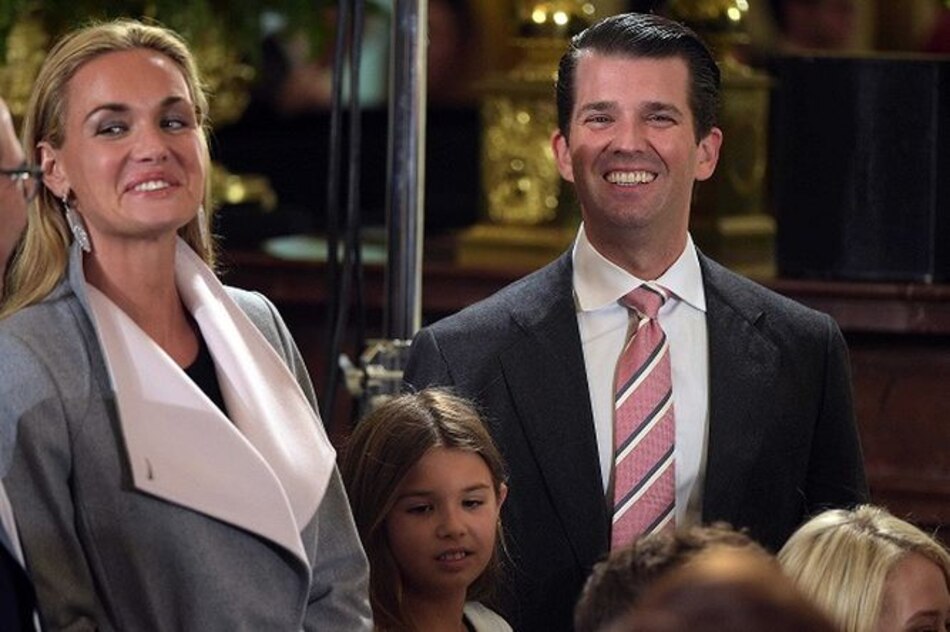 La esposa de Donald Trump Jr. solicita el divorcio