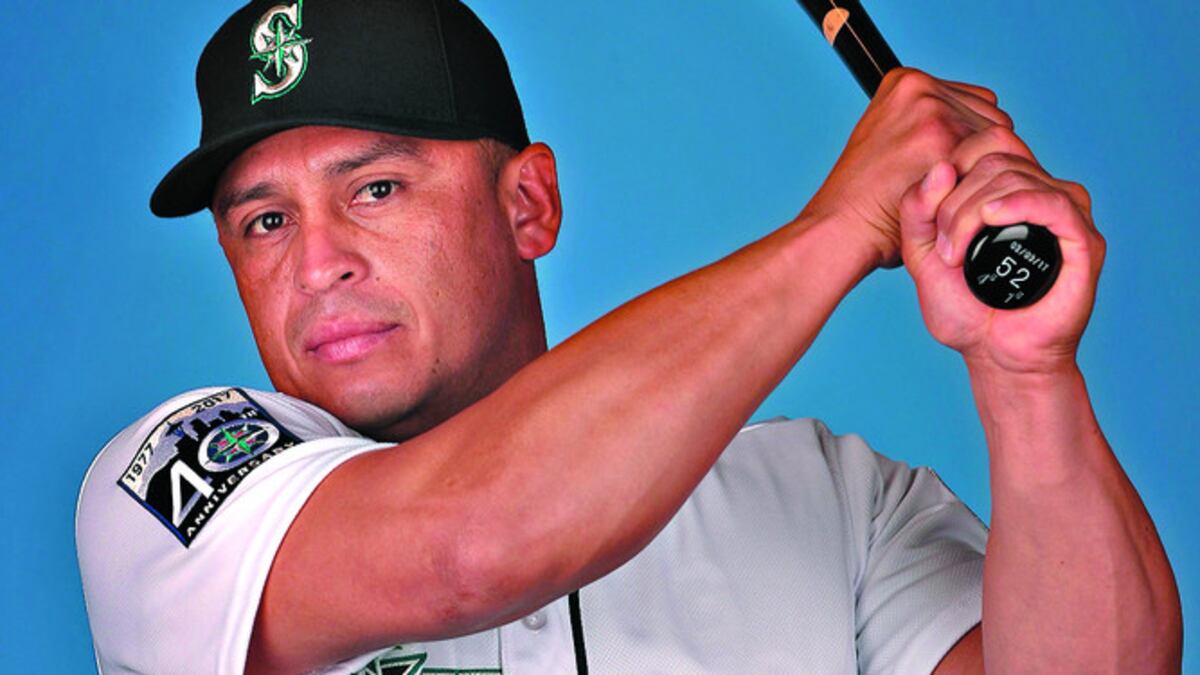 El receptor panameño Carlos Ruiz está en su primera temporada en la Liga Americana con los Marineros.