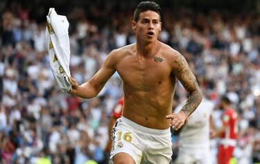 Hazard y James anotan en triunfo del Real Madrid sobre Granada