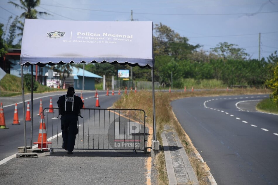 Decreto mantiene restricción de movilidad con seis puestos de control
