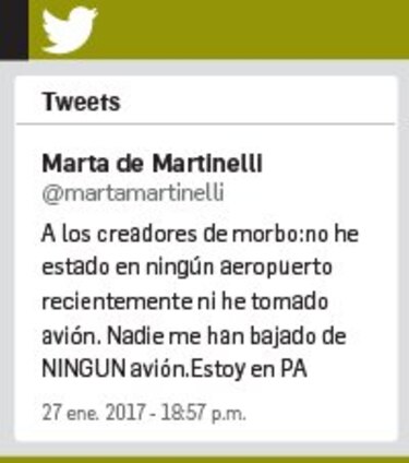 Cancelan visa de Estados Unidos a Marta Linares de Martinelli y a sus hijos, Ricardo y Luis Enrique