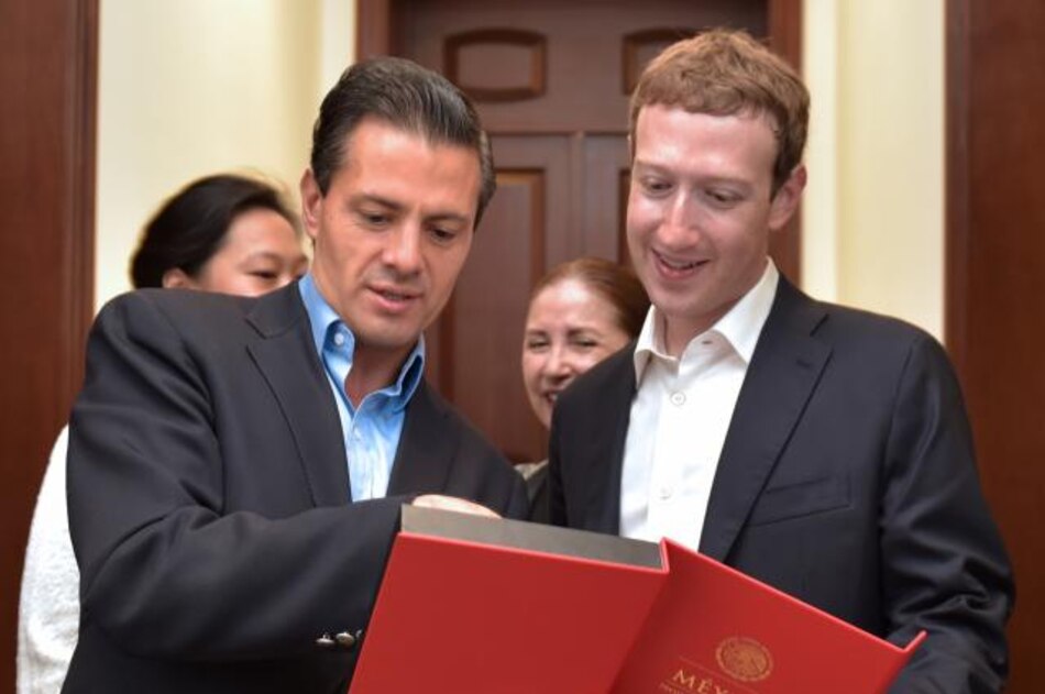 México colaborará con Facebook, anuncia presidente Peña Nieto