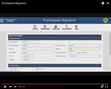 Video: Pasajeros que vengan a Panamá podrán hacer prechequeo migratorio para evitar filas