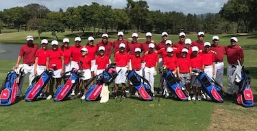 Panamá, al frente de la Copa de Naciones en el regional de golf