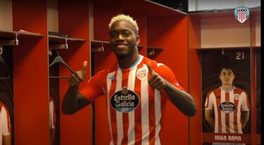 El panameño José Luis Rodríguez es presentado por el Deportivo Lugo de España