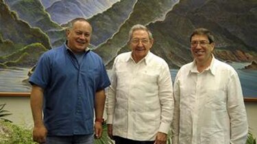 Diosdado Cabello se reunió con Raúl y Fidel Castro en visita a Cuba