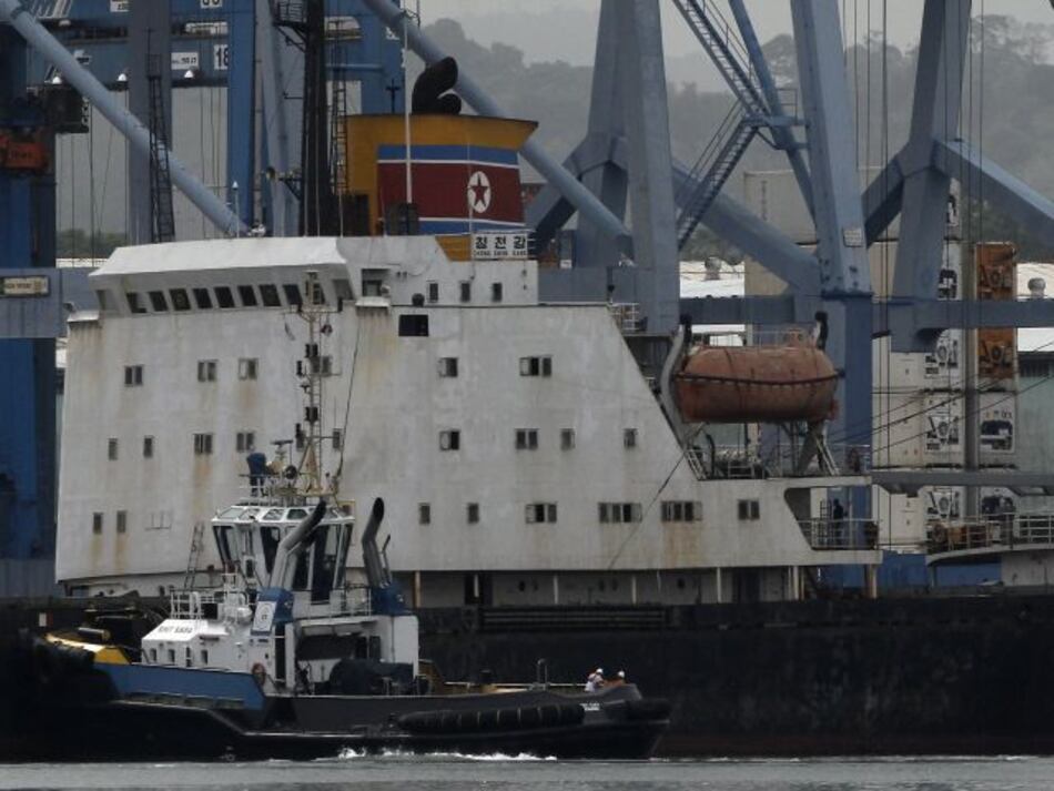 Pagan multa del buque norcoreano Chong Chon Gang retenido en Panamá