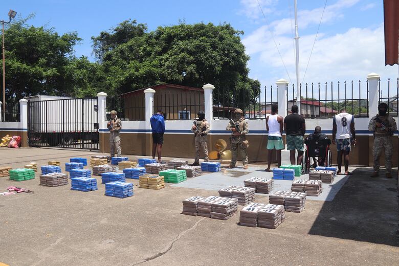 Decomisan una tonelada de droga en el Archipiélago de Las Perlas y Tocumen