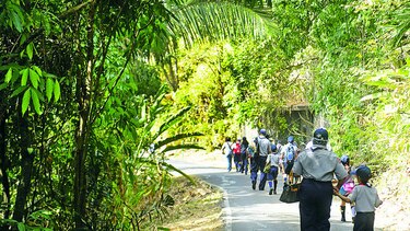 Scouts realizan un evento familiar