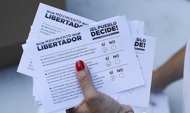 Más de 7.1 millones de venezolanos votaron en plebiscito contra Maduro
