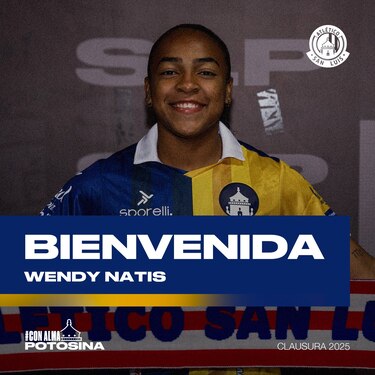 Wendy Natis es presentada por Atlético San Luis