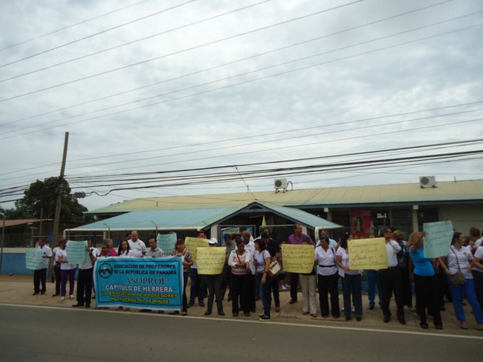 Docentes del centro educativo de Parita declaran paro de 48 horas