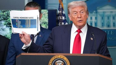 Las cifras que muestran que la delincuencia en Washington DC no está ‘fuera de control’, como afirma Trump
