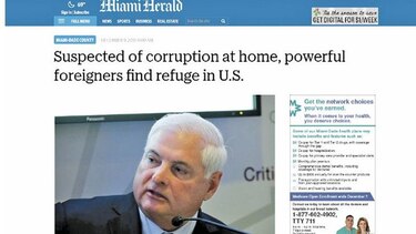 Martinelli, en lista de acusados de corrupción que se refugian en EU
