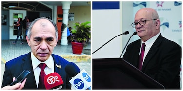 Rafael Candanedo y Manuel Orestes Nieto, miembros de la Academia Panameña de la Lengua