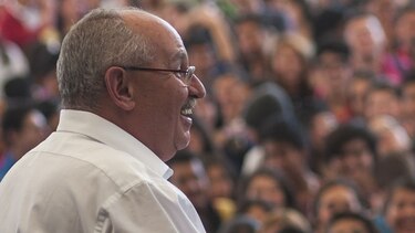 Benito Taibo: charlar a la carrera