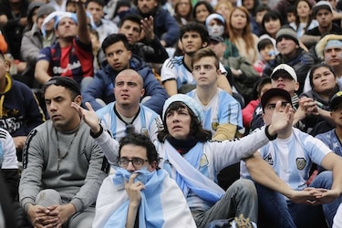 El desconsuelo se adueña de Argentina tras eliminación de su selección