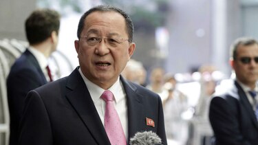 Canciller de Corea del Norte dice que Trump le declaró la guerra a su país